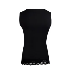 Antigel Simply Perfect VNeck Lace Trim Tank Top