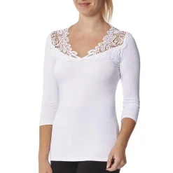 Arianne Teri 3/4 Slv Top