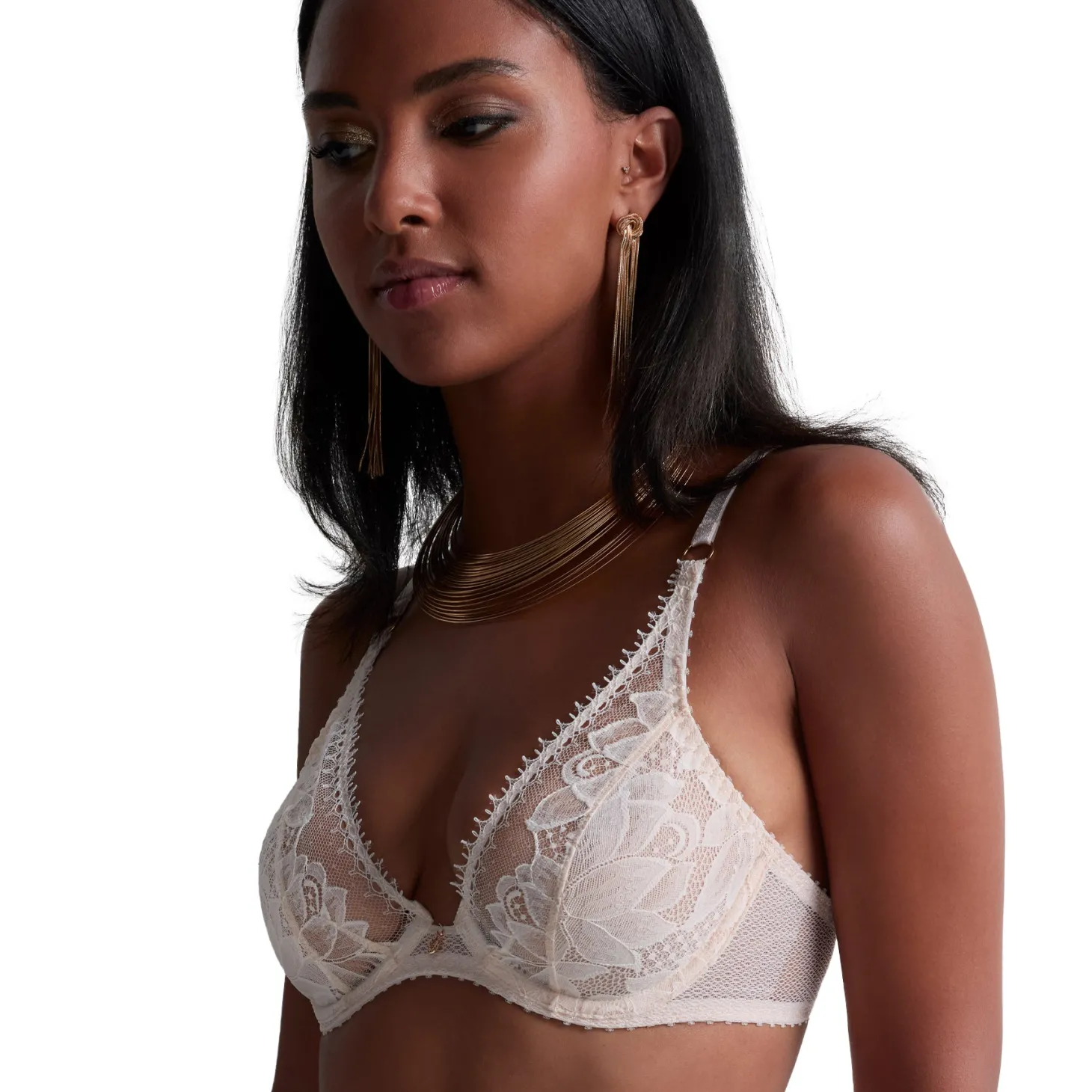Aubade Flawless Triangle Plunge Bra