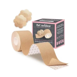 BeConfident Breast Lift Tape + 3 Nipple Covers