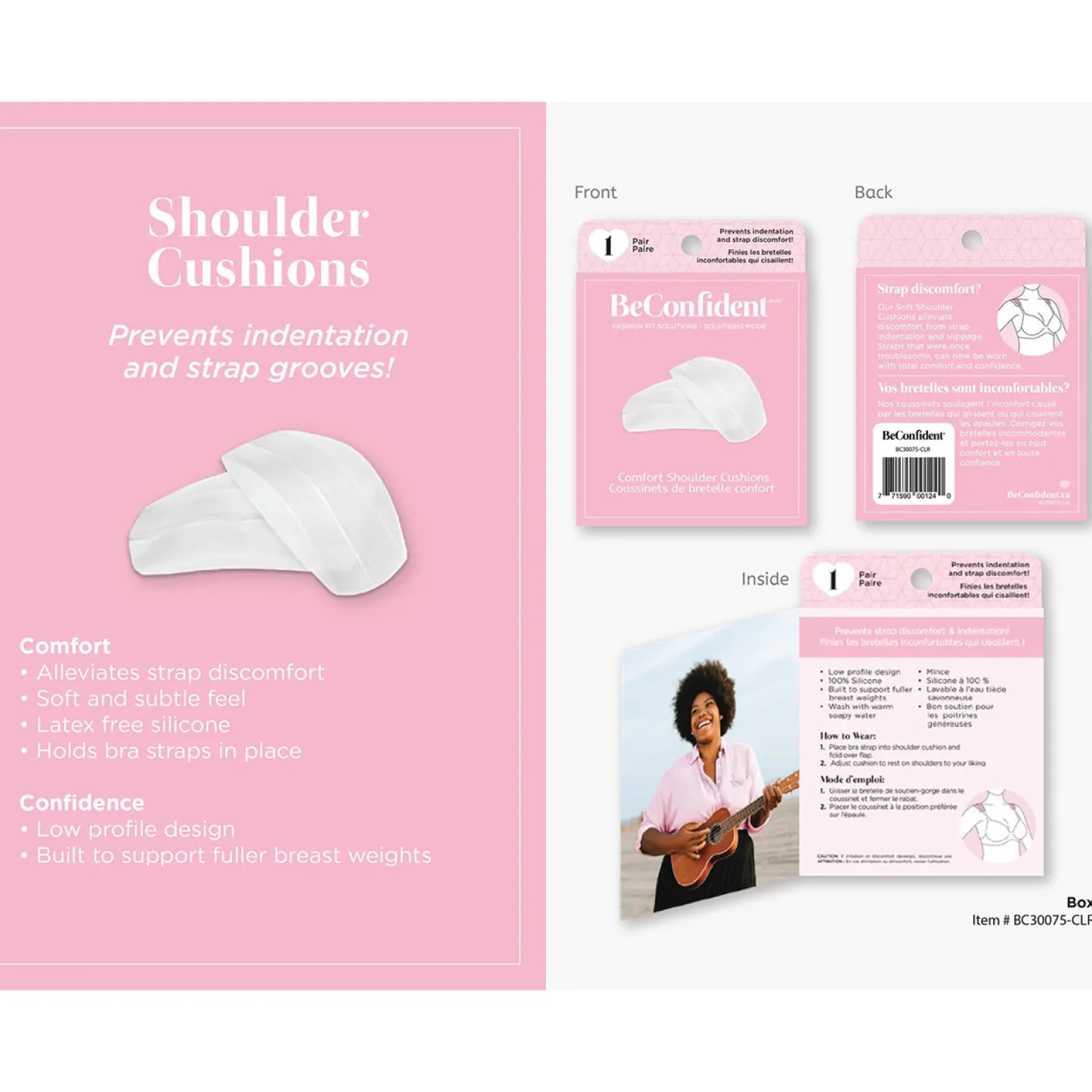 BeConfident Comfy Shoulder Cushions