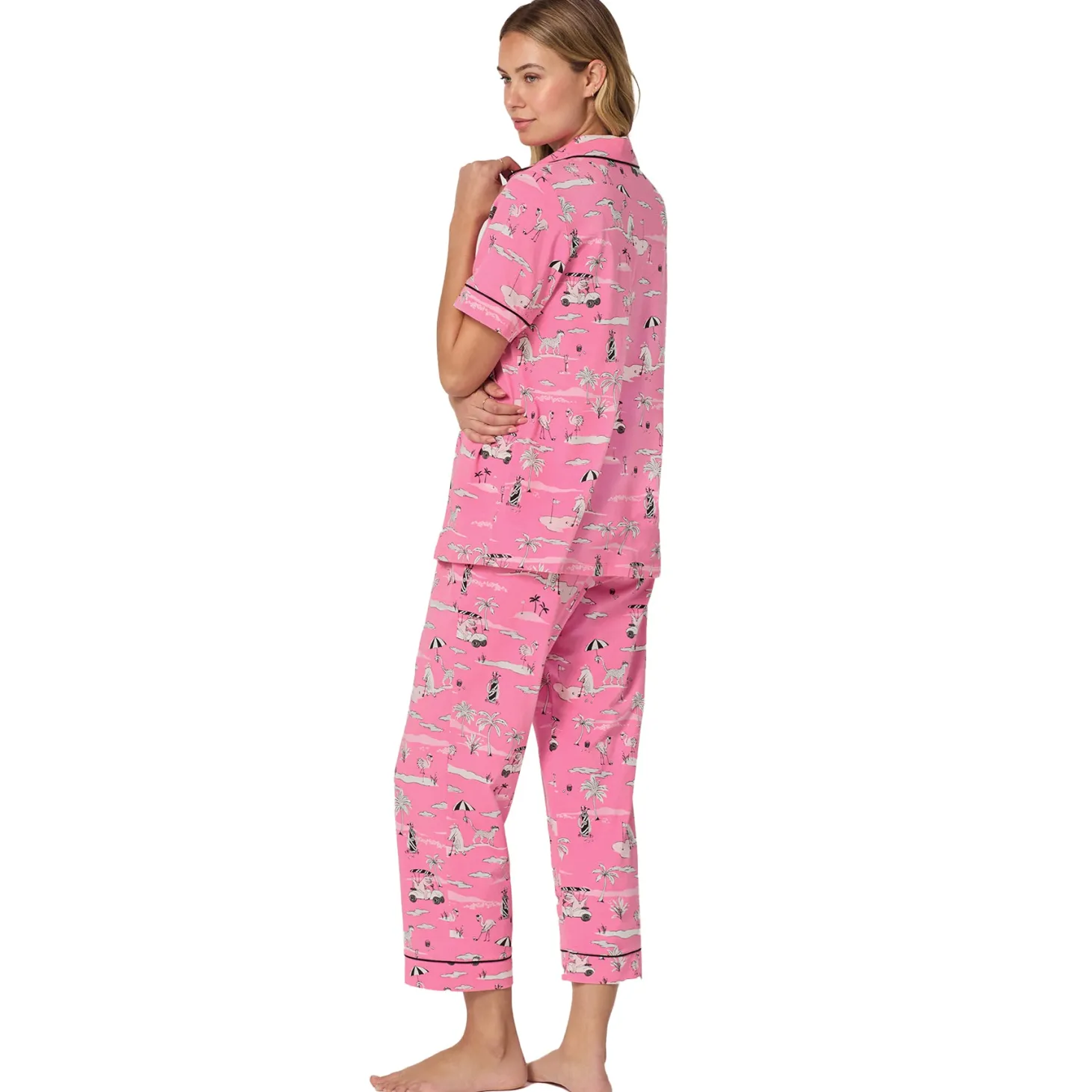 Bed Head Short Sleeve Cropped PJ Set