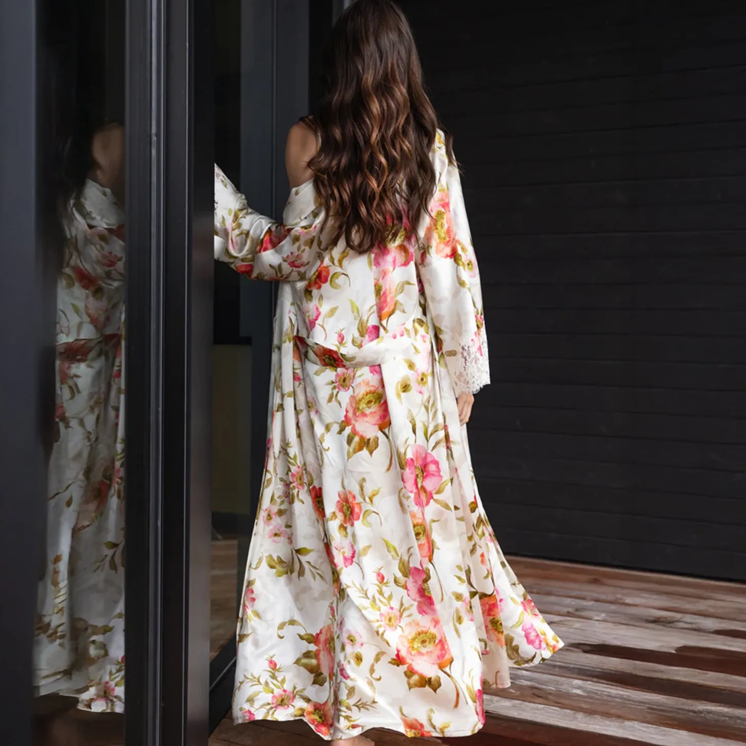 Christine Gazebo Print Robe