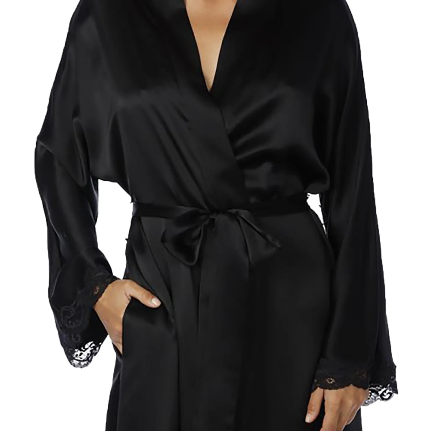 Christine Silk Bijoux Long Robe