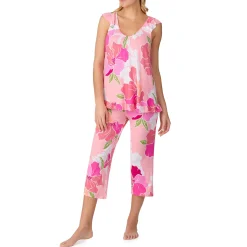 Ellen Tracy Cropped PJ Set