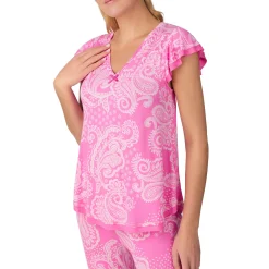 Ellen Tracy Cropped PJ Set