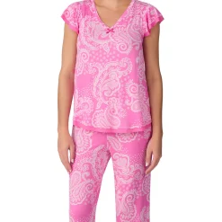 Ellen Tracy Cropped PJ Set