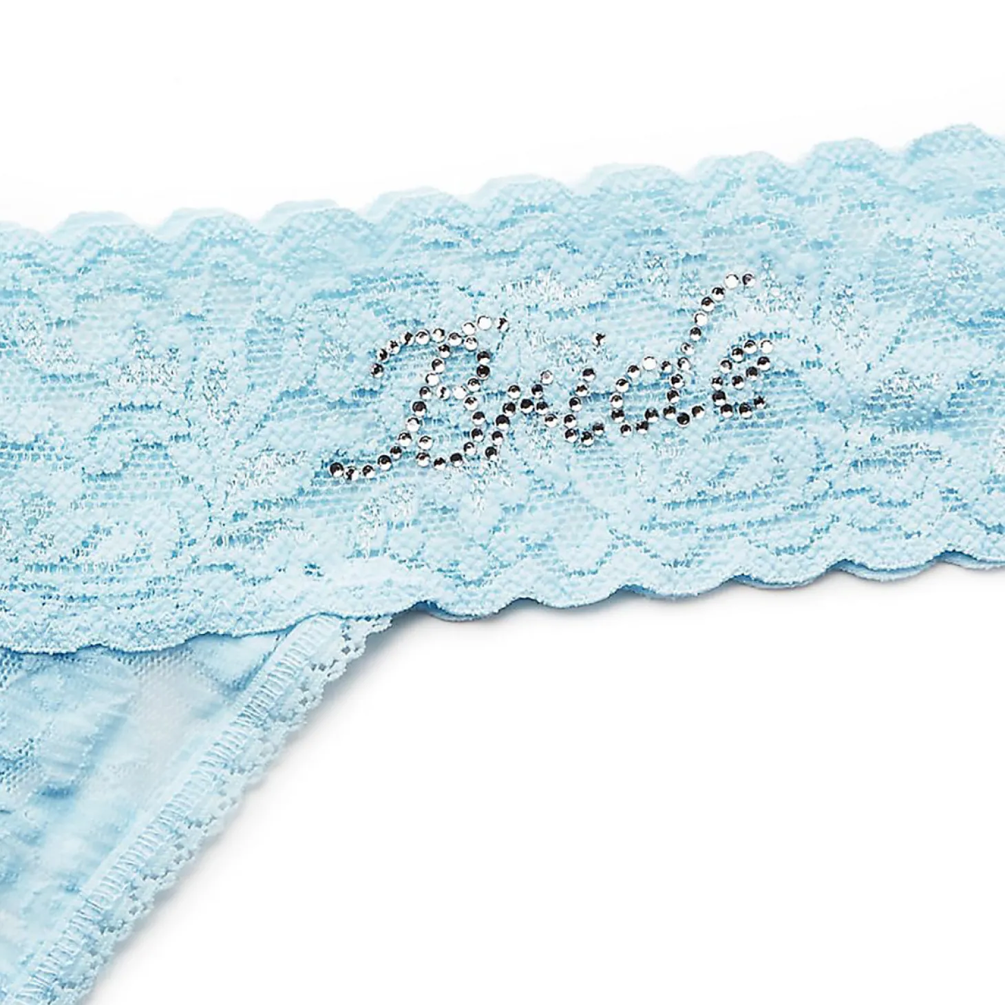 Hanky Panky "Bride" Crystals Original Rise Thong