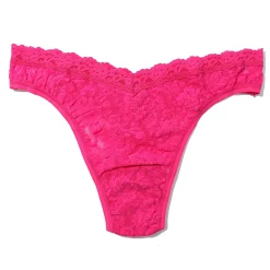 Hanky Panky Lace High Cut V-Front Thong