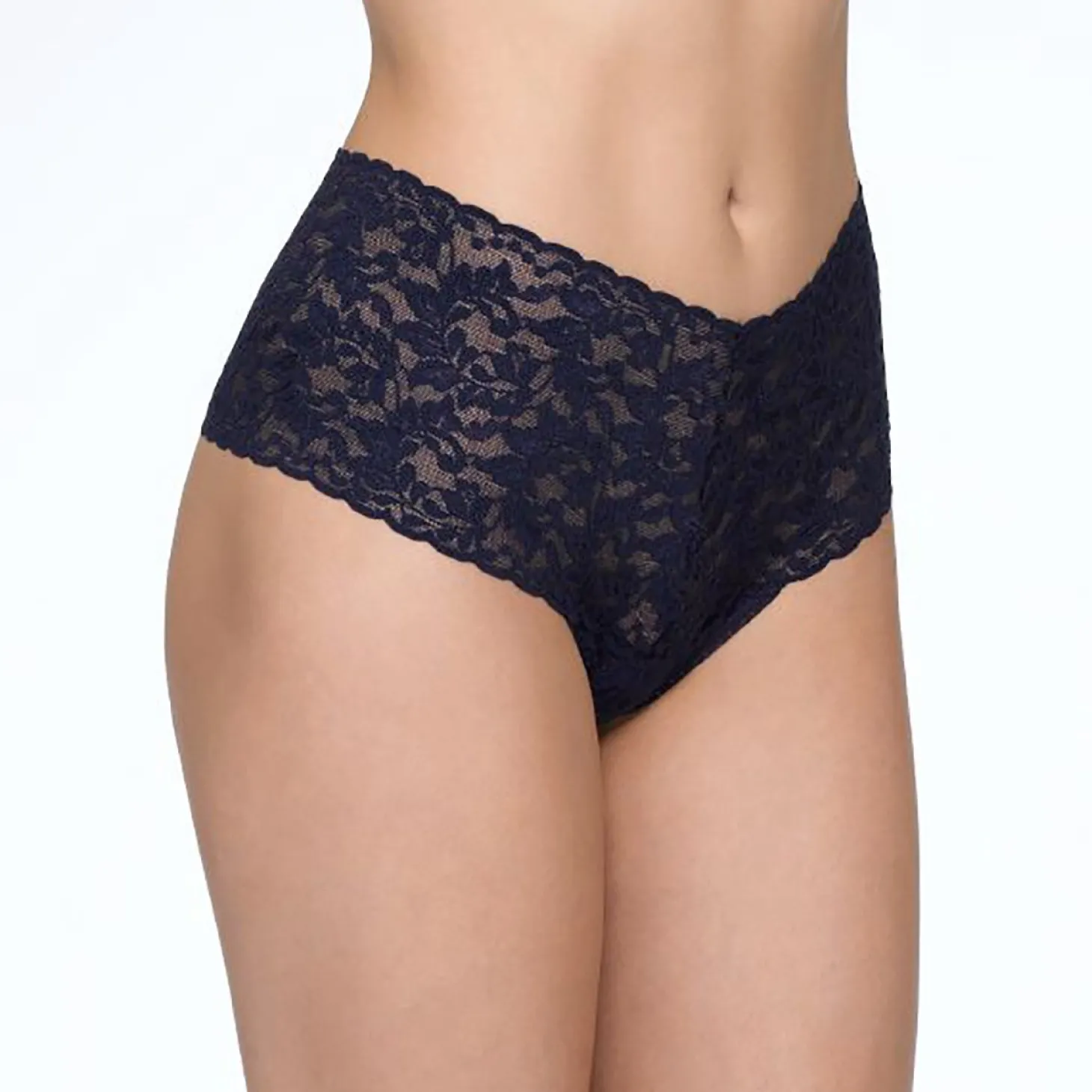 Hanky Panky Lace Retro Rise Thong
