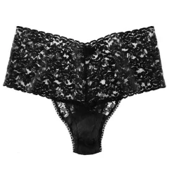 Hanky Panky Plus Size Signature Lace Retro Rise Thong
