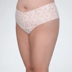 Hanky Panky Plus Size Signature Lace Retro Rise Thong