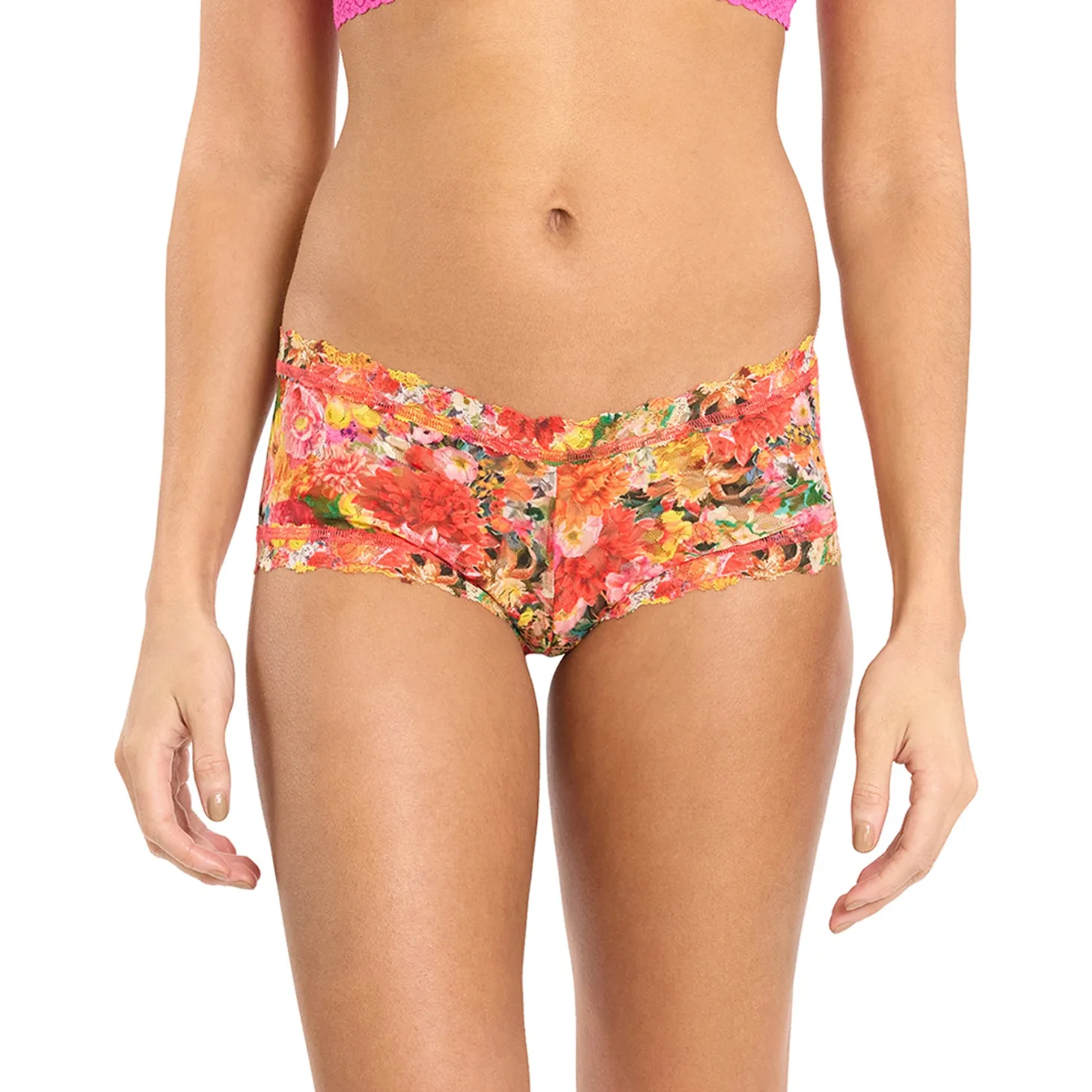 Hanky Panky Printed Lace Boyshort