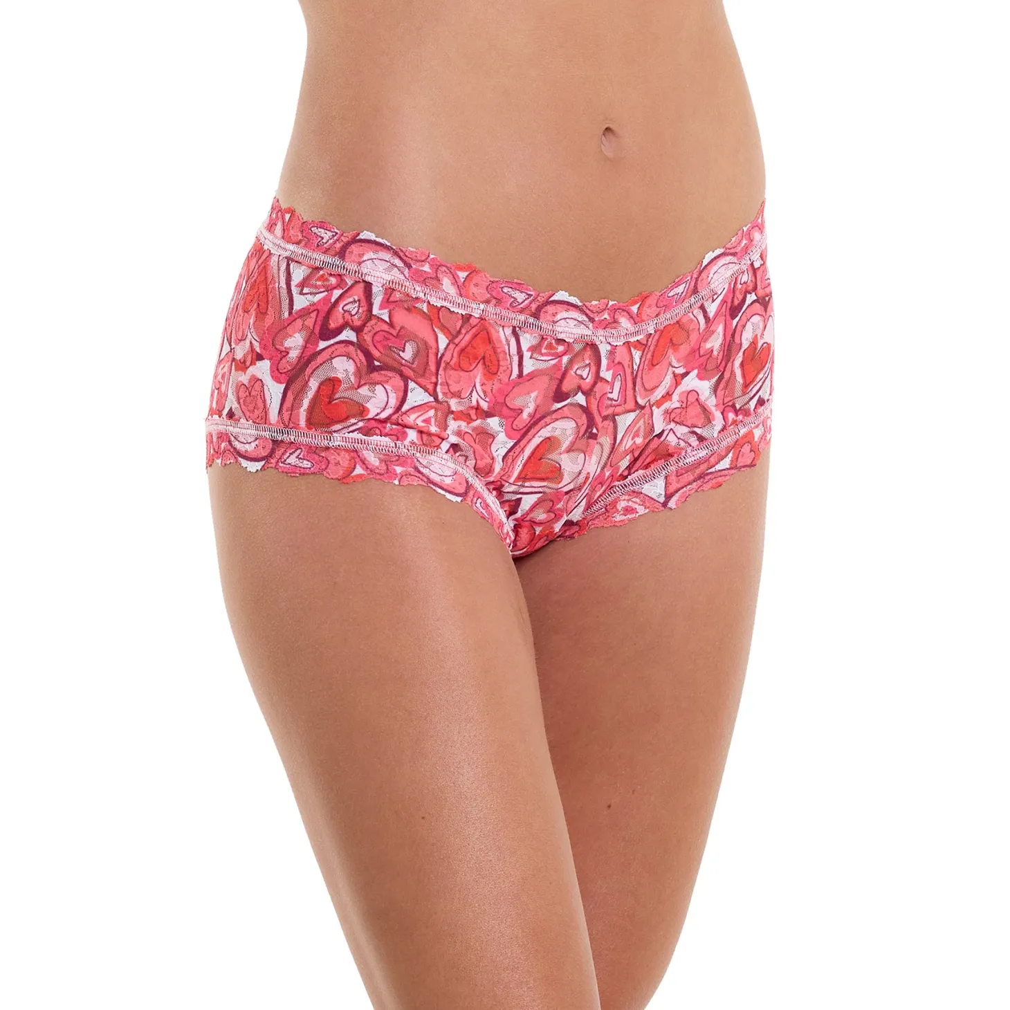 Hanky Panky Printed Lace Boyshort
