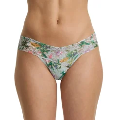 Hanky Panky Printed Lace Low Rise Thong