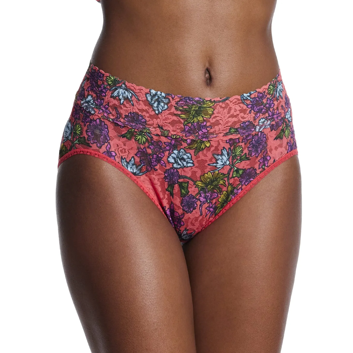 Hanky Panky Printed Lace French Full Brief