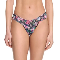 Hanky Panky Printed Lace Low Rise Thong