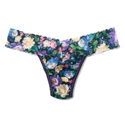 Hanky Panky Printed Lace Low Rise Thong