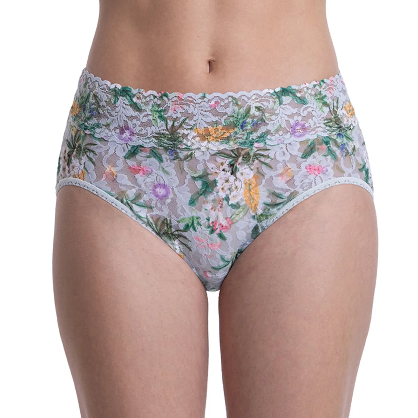 Hanky Panky Printed Lace French Full Brief