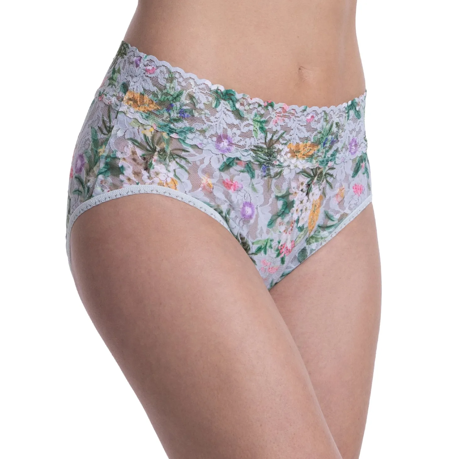 Hanky Panky Printed Lace French Full Brief
