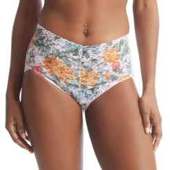Hanky Panky Printed Lace V-Kini Retro Briefs