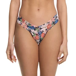 Hanky Panky Printed Lace Low Rise Thong