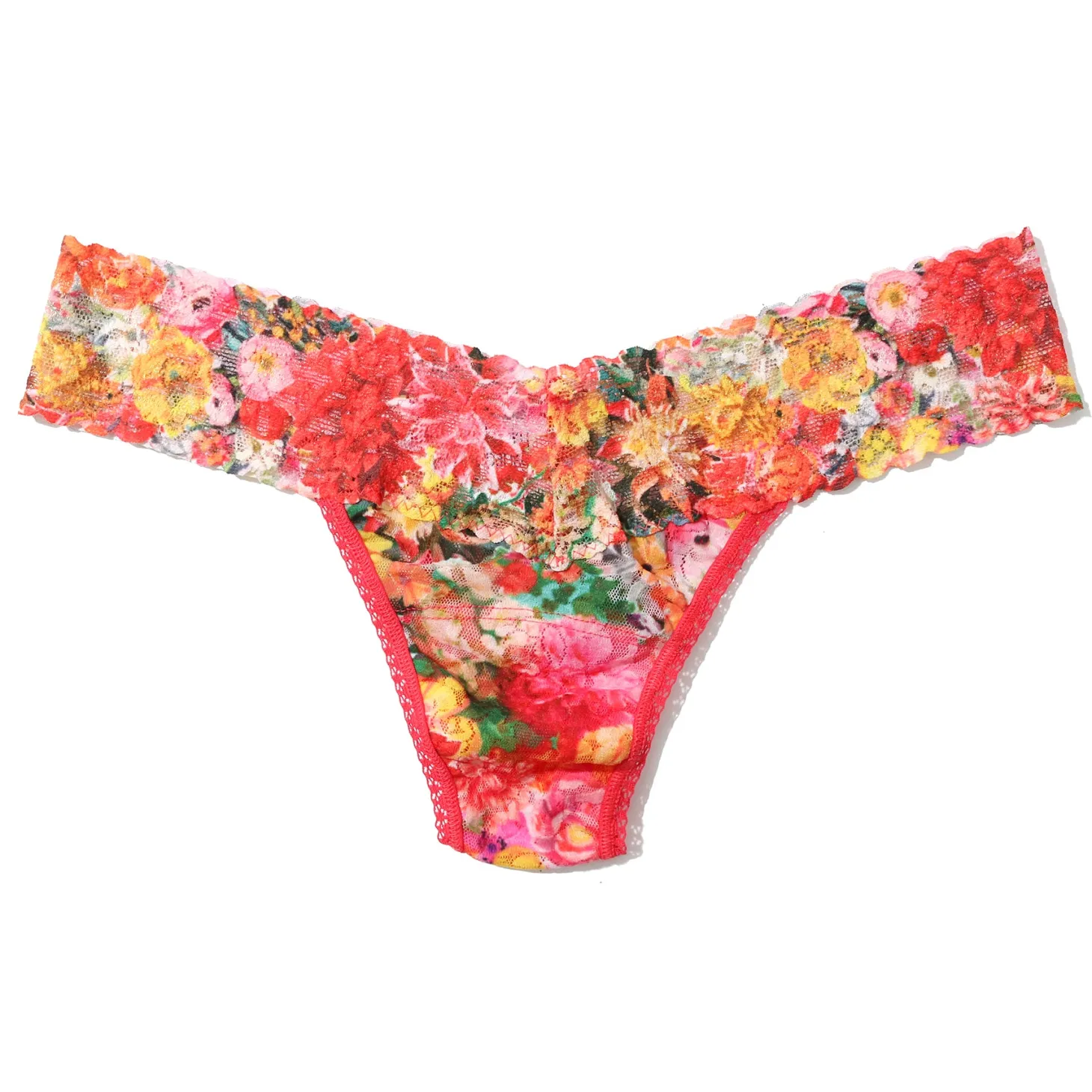 Hanky Panky Printed Lace Low Rise Thong