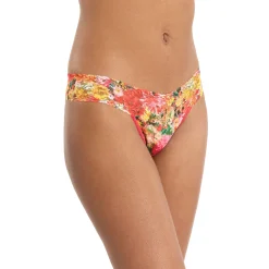 Hanky Panky Printed Lace Low Rise Thong