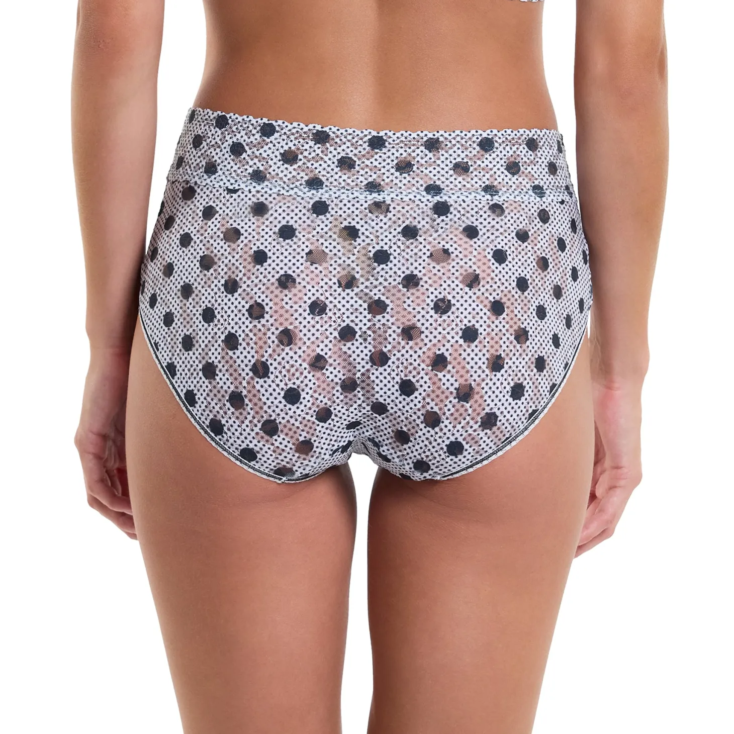 Hanky Panky Printed Lace French Full Brief