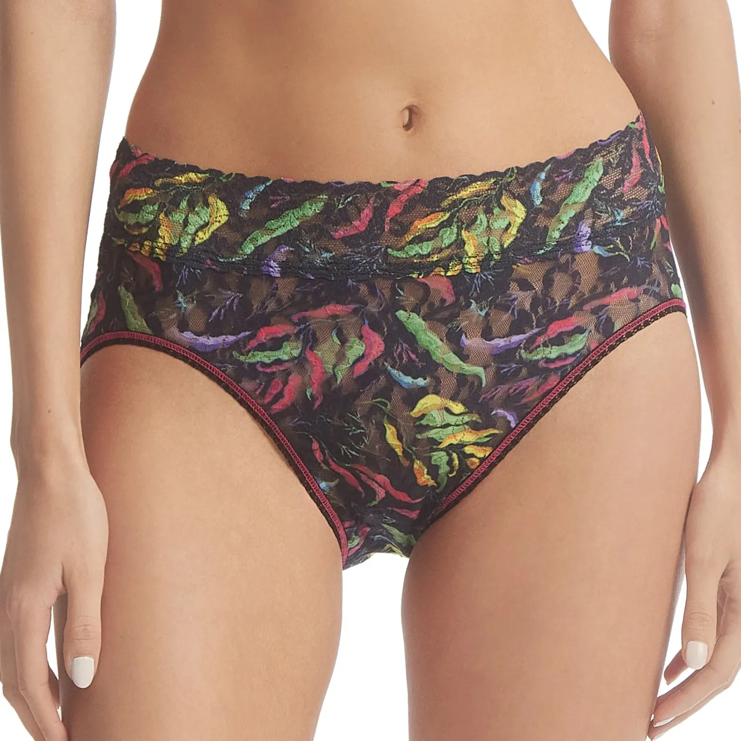 Hanky Panky Printed Lace French Full Brief