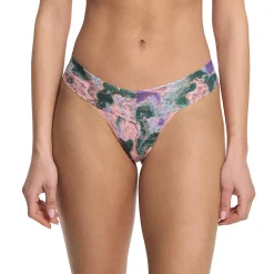 Hanky Panky Printed Lace Low Rise Thong