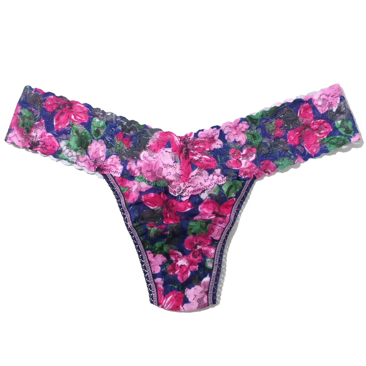 Hanky Panky Printed Lace Low Rise Thong