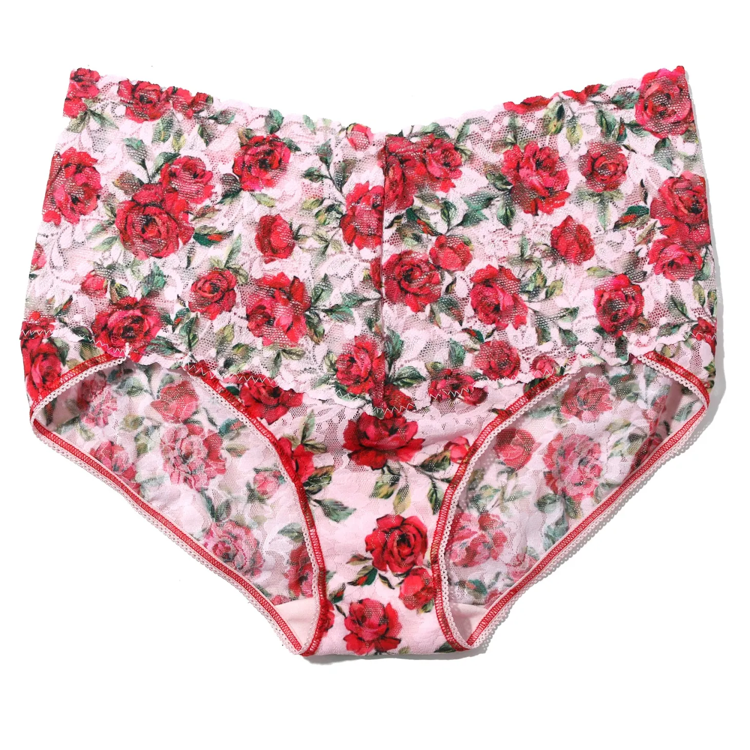 Hanky Panky Printed Lace V-Kini Retro Briefs