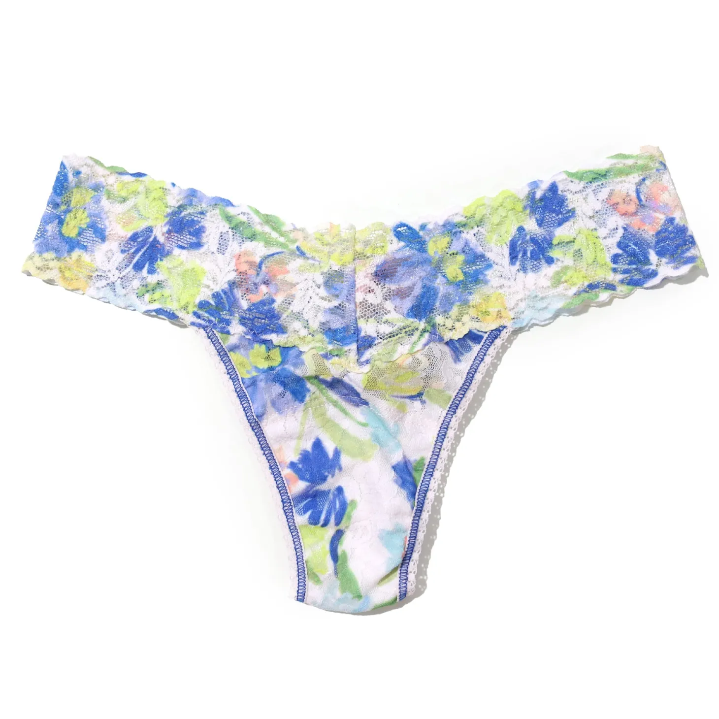 Hanky Panky Printed Lace Low Rise Thong