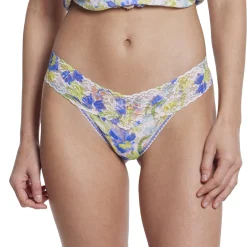 Hanky Panky Printed Lace Low Rise Thong