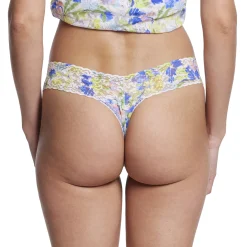 Hanky Panky Printed Lace Low Rise Thong