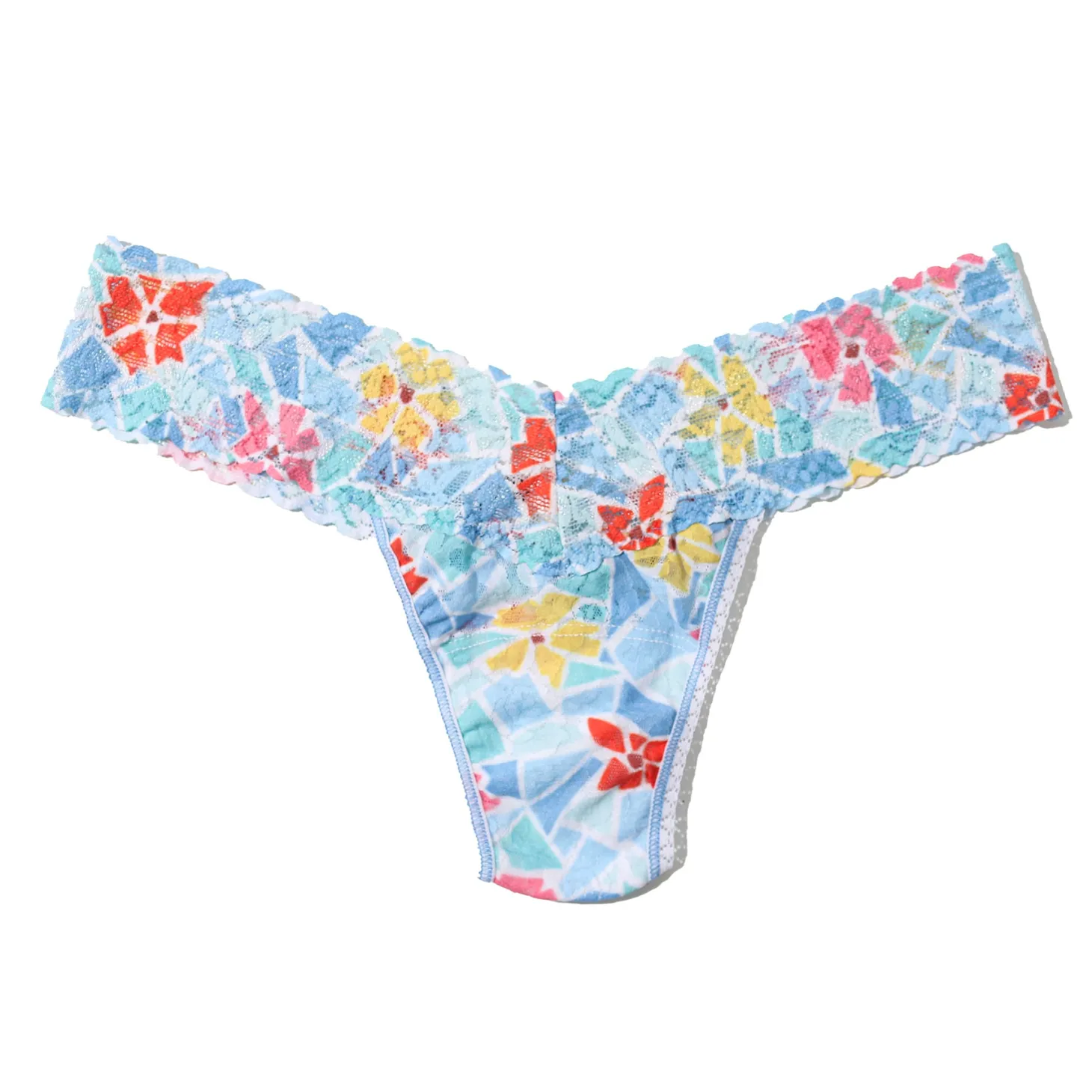 Hanky Panky Printed Lace Low Rise Thong