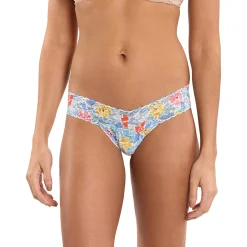 Hanky Panky Printed Lace Low Rise Thong