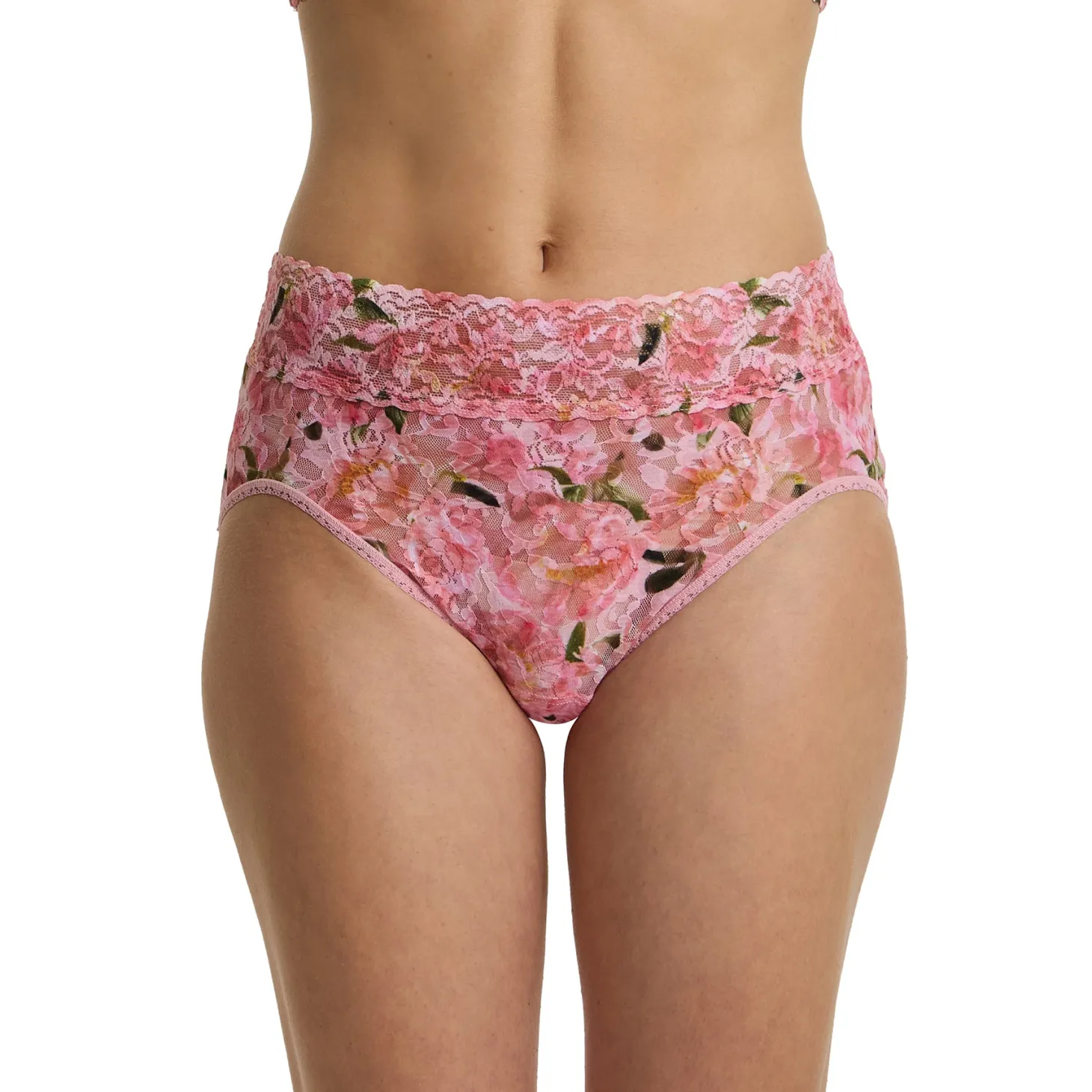 Hanky Panky Printed Lace French Full Brief
