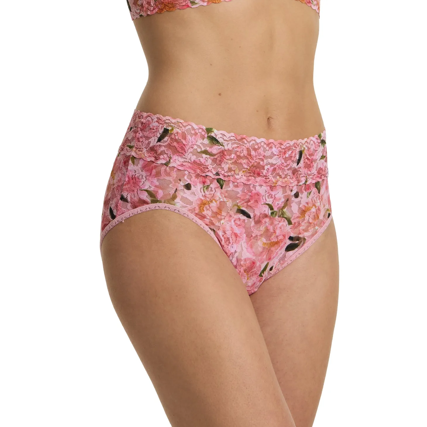 Hanky Panky Printed Lace French Full Brief