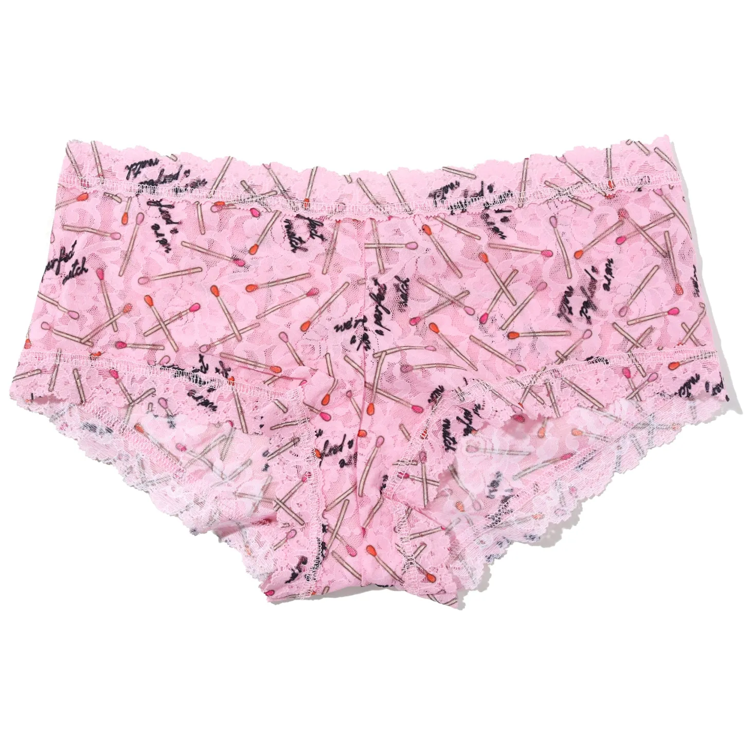Hanky Panky Printed Lace Boyshort