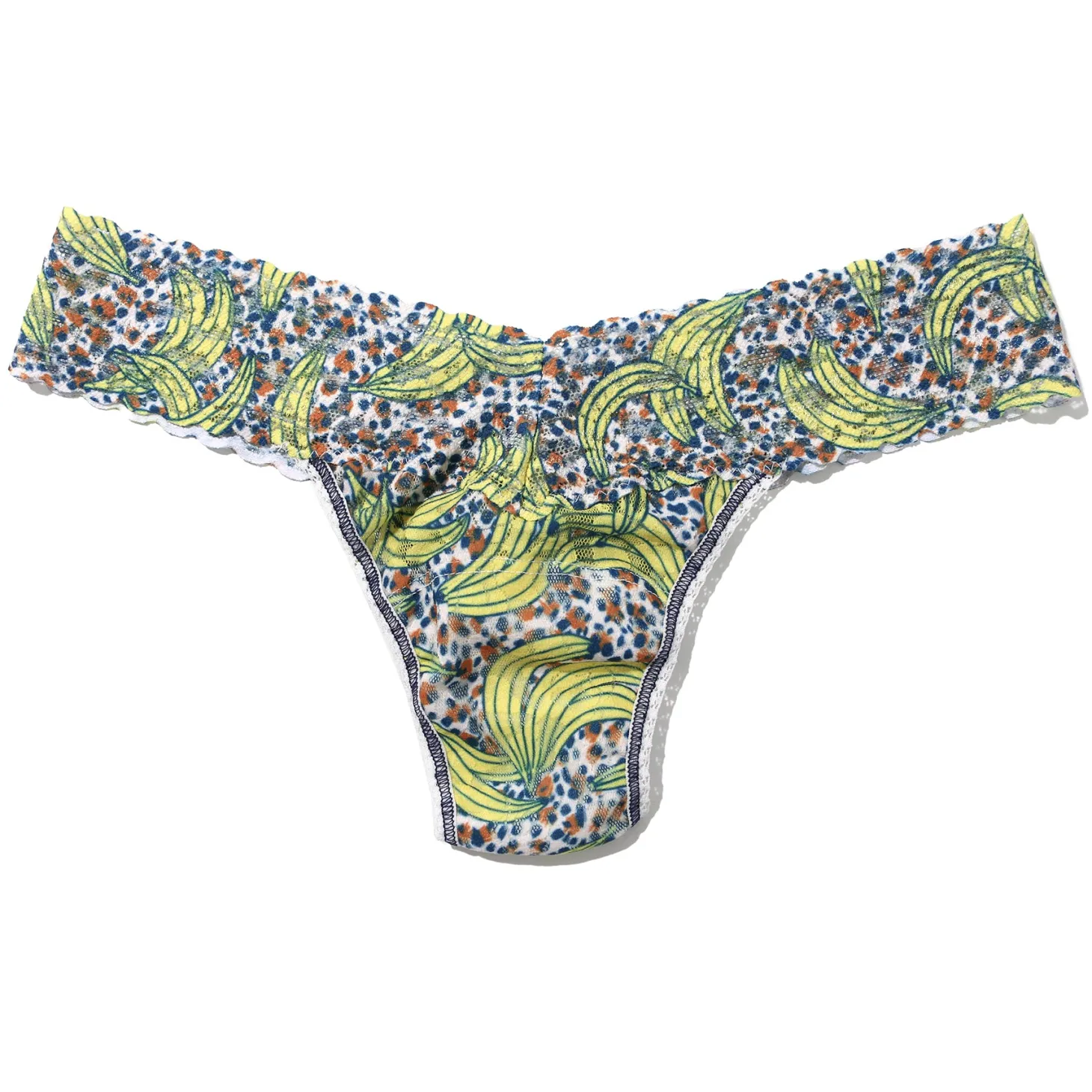 Hanky Panky Printed Lace Low Rise Thong