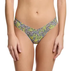 Hanky Panky Printed Lace Low Rise Thong