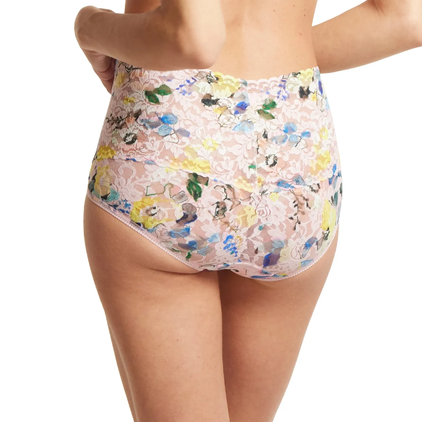 Hanky Panky Printed Lace V-Kini Retro Briefs