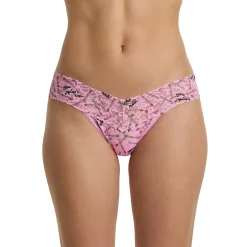 Hanky Panky Printed Lace Low Rise Thong