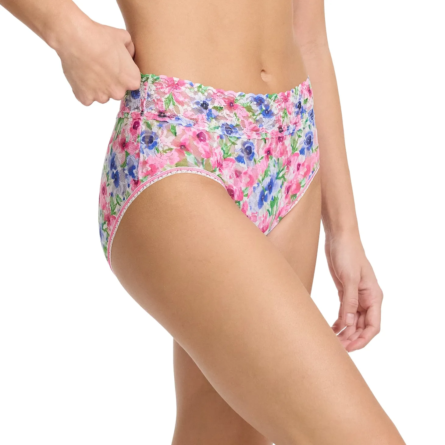Hanky Panky Printed Lace French Full Brief