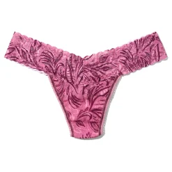 Hanky Panky Printed Lace Low Rise Thong