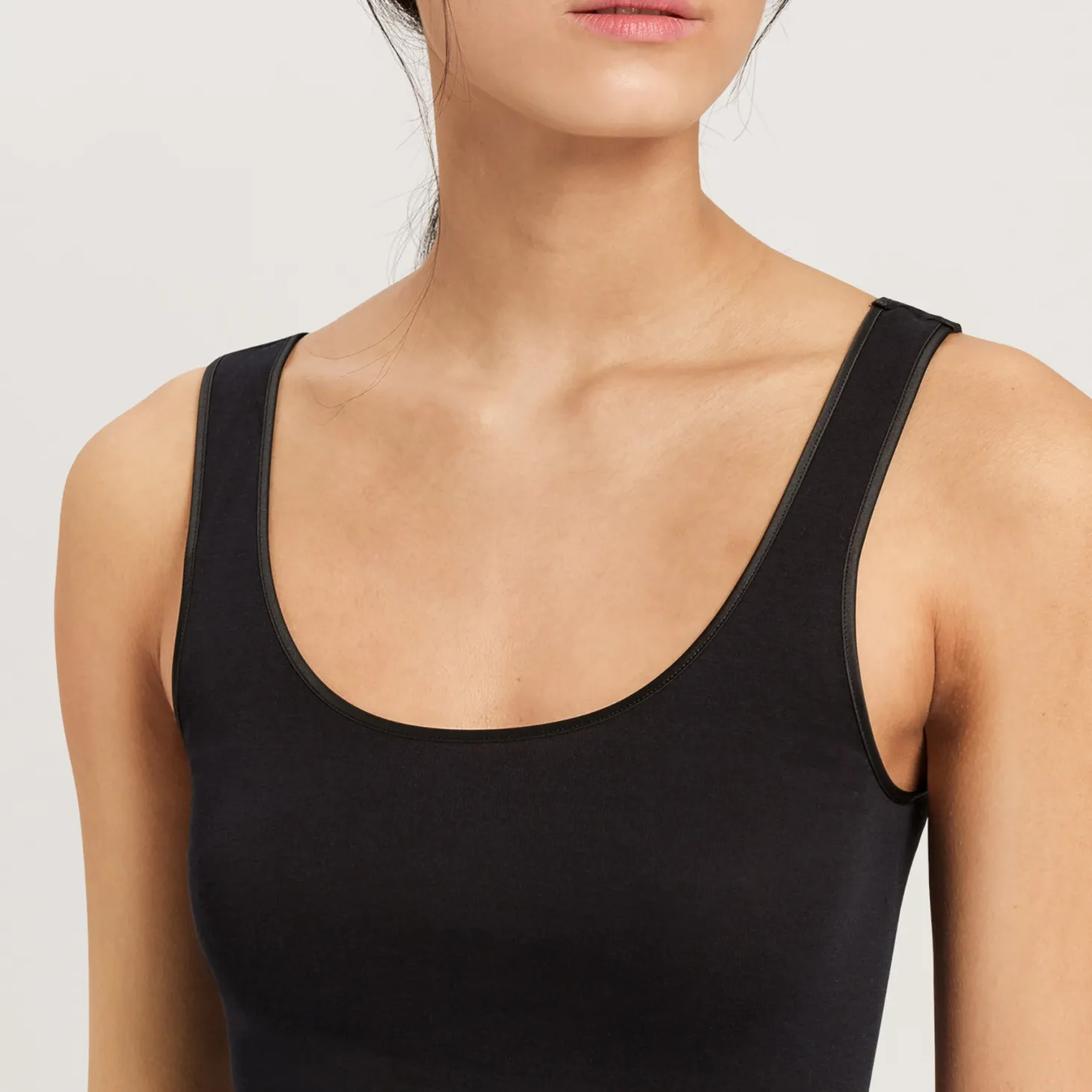 Hanro Cotton Seamless Tank Top