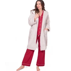 LatteLove Hooded Sherpa Robe