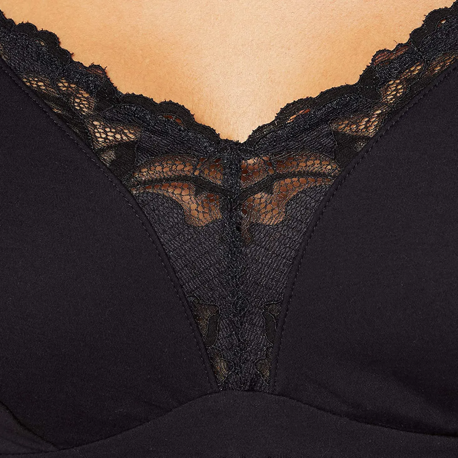 Lejaby Adage Cotton Wireless Post-Mastectomy Bra